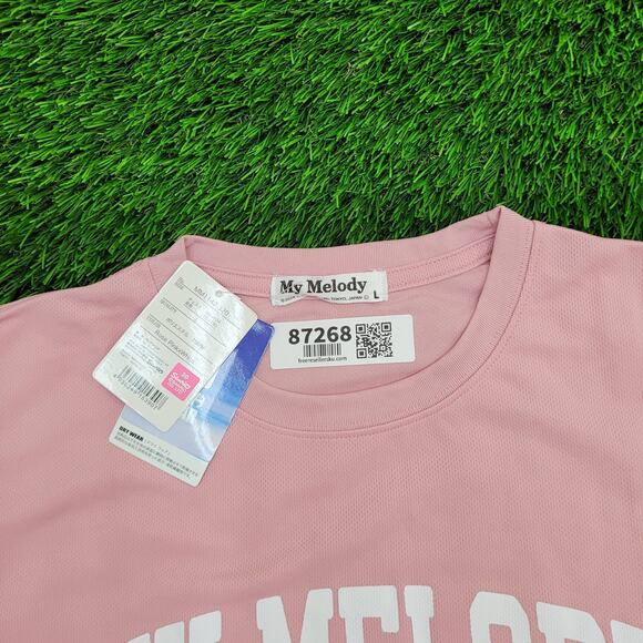 My-Melody Sanrio Cartoon Shirt Womens Large 20x25 Pink Bunny - Picture 7 of 13